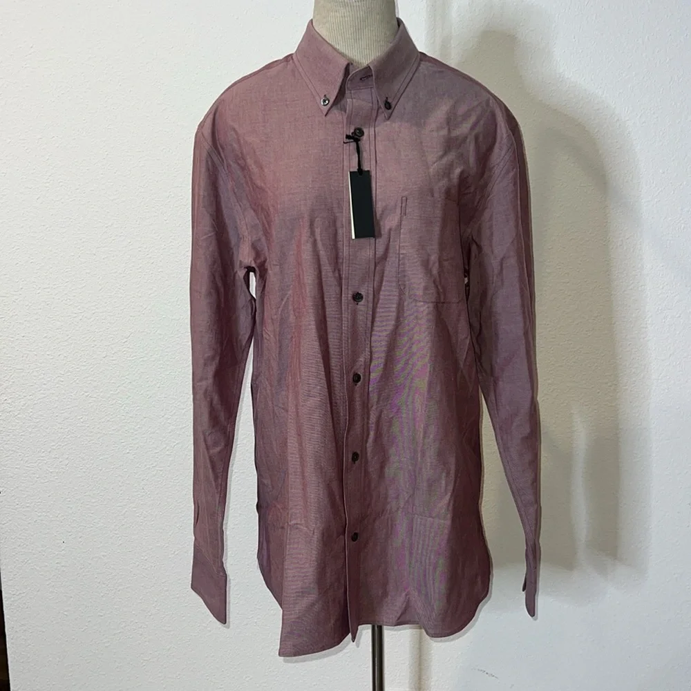 Banana Republic Button Down Collar Slim Fit Cotton Dress Shirt